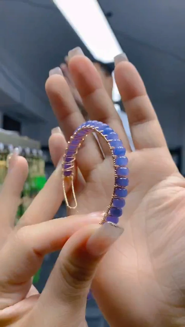 【闪购商品】翡翠耳饰合金105翡翠手镯