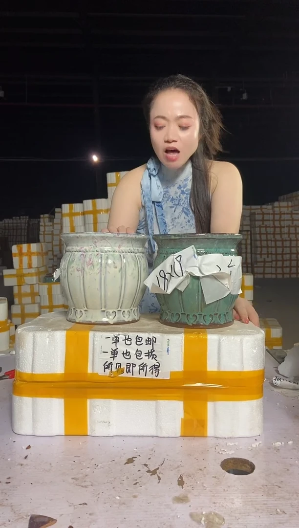 宜兴紫砂粗陶花盆18/19