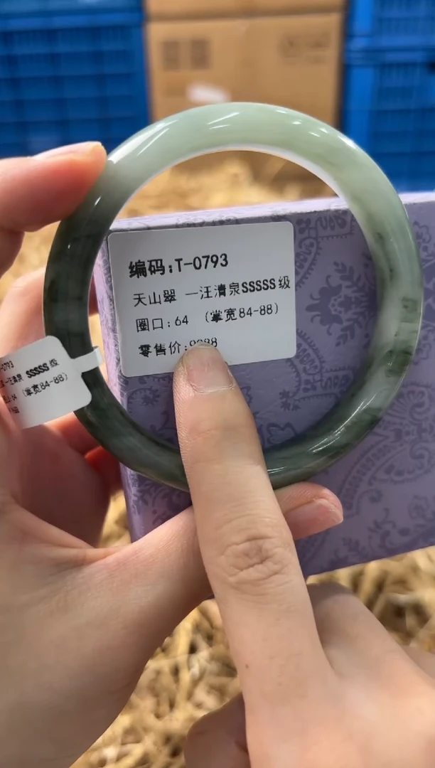 未镶嵌手镯石英质玉T-0793
