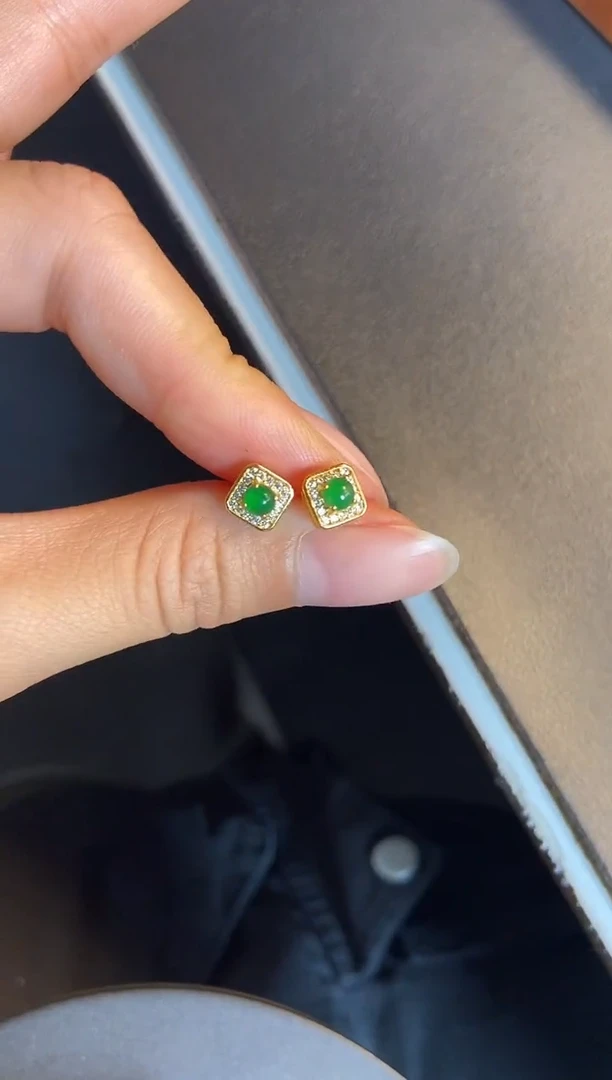 吊坠(不含链)银S925镶嵌翡翠1