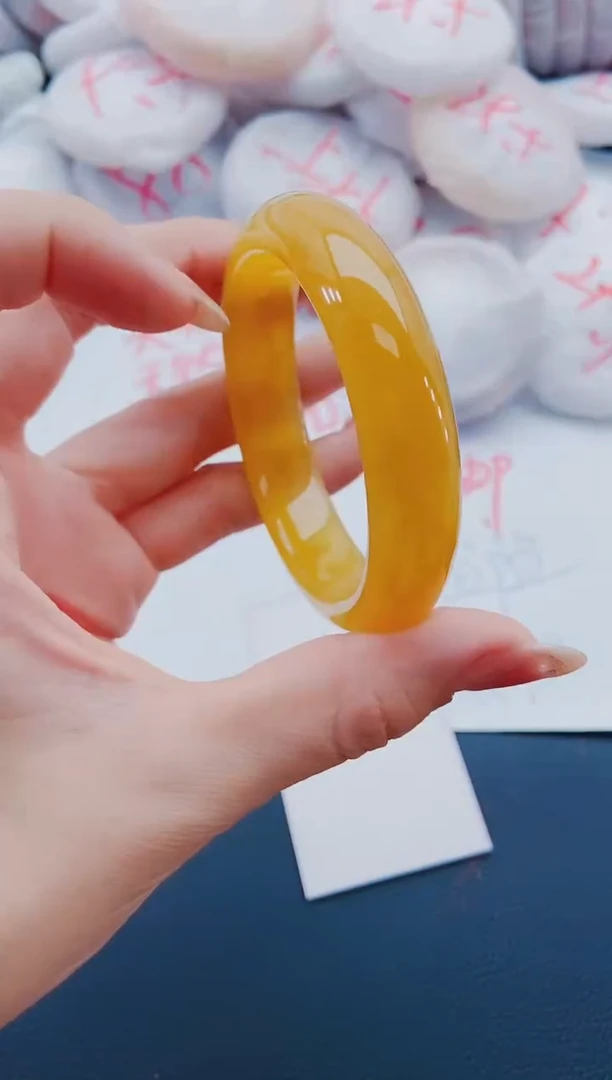 未镶嵌手镯石英质玉K117-54-55