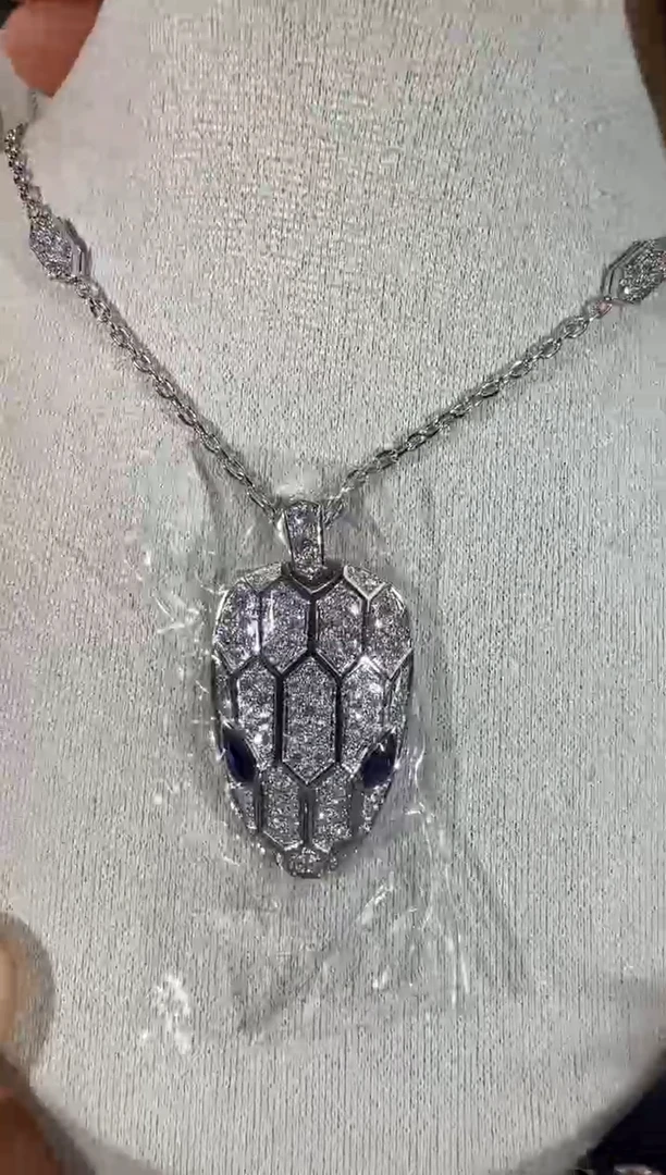 【闪购商品】钻石项链18K金镶嵌k白