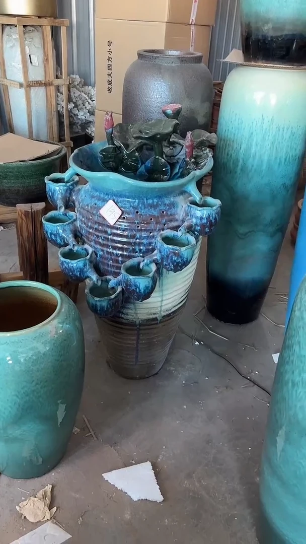 景德镇花瓶--流水高105cm
