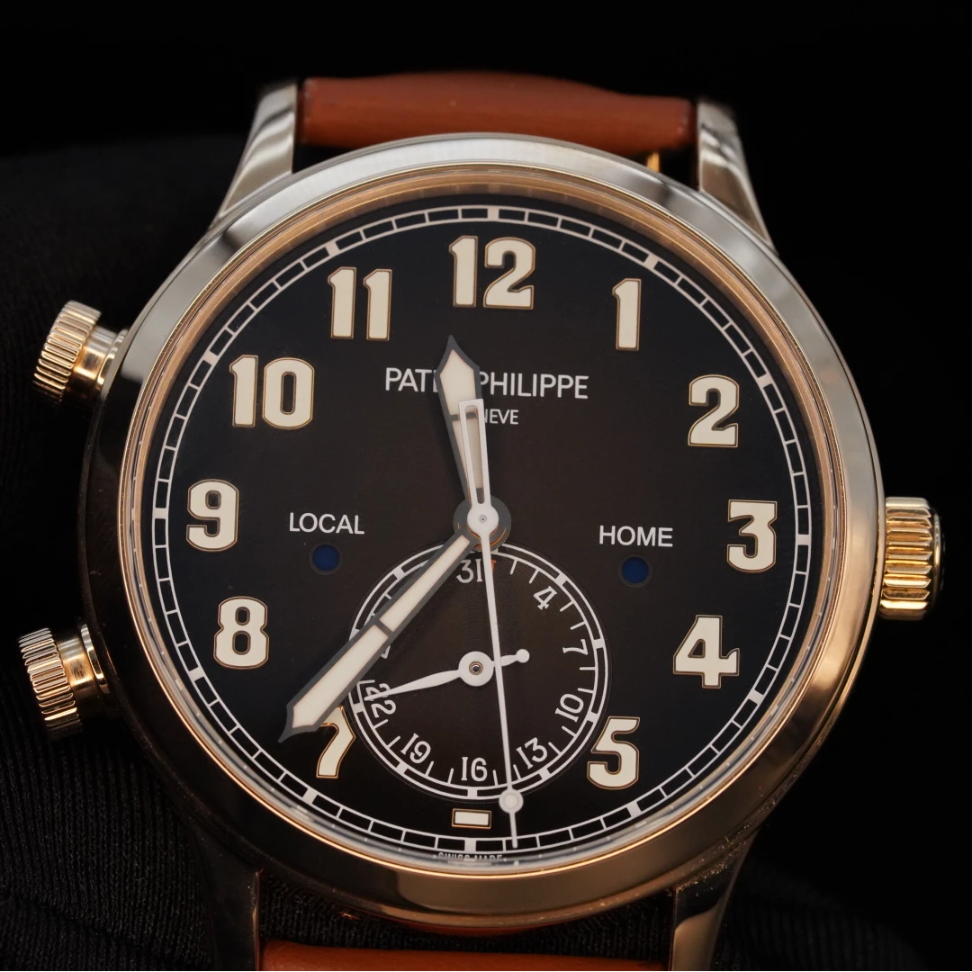 95新 Patek Philippe/百达翡丽 20年复杂功能时计5524R-001飞行家