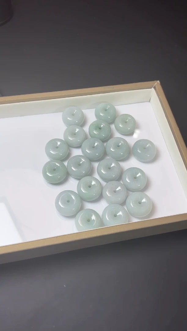 颈饰未镶嵌翡翠K824-1329平安扣多样性发一件