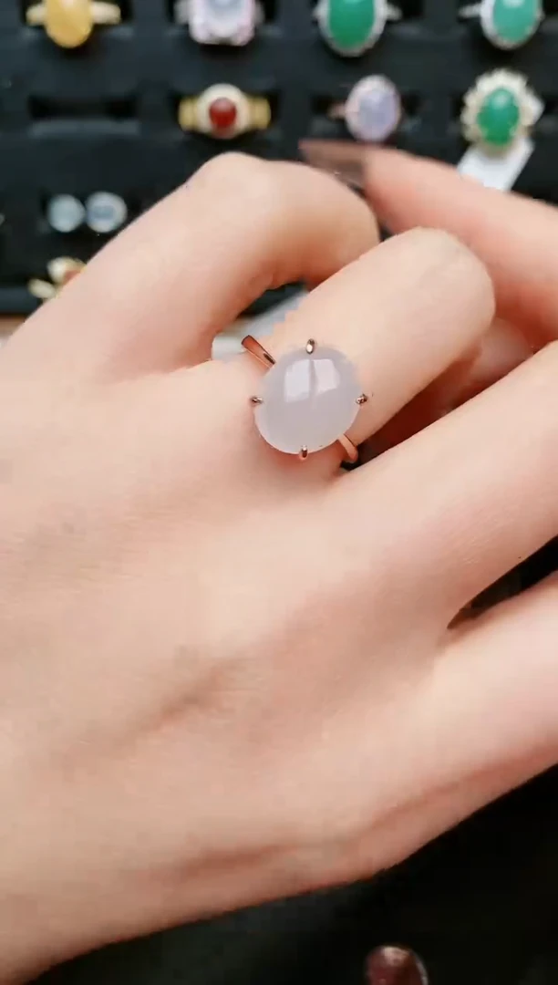 【闪购商品】翡翠戒指银S925镶嵌....