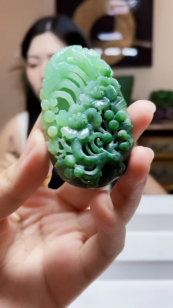 未镶嵌定制翡翠吊坠163