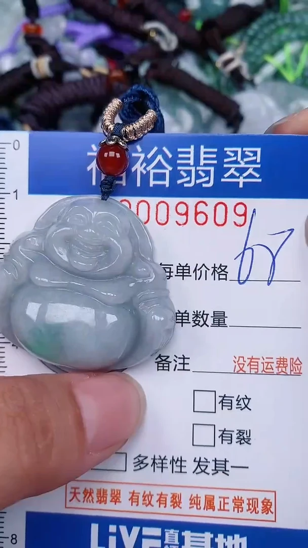 翡翠未镶嵌颈饰...0009609