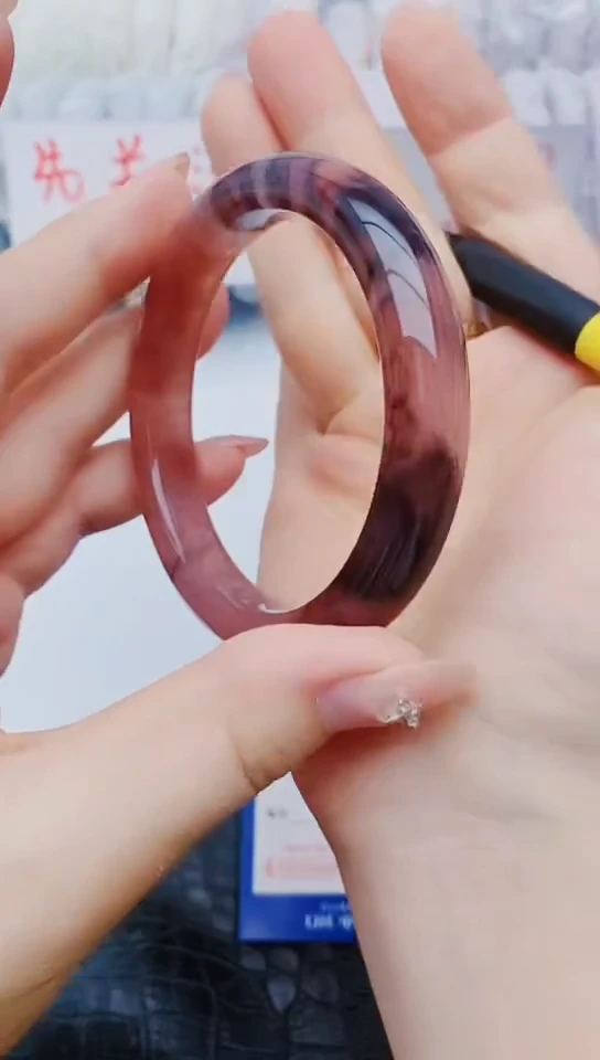 未镶嵌手镯石英质玉X110+60-61