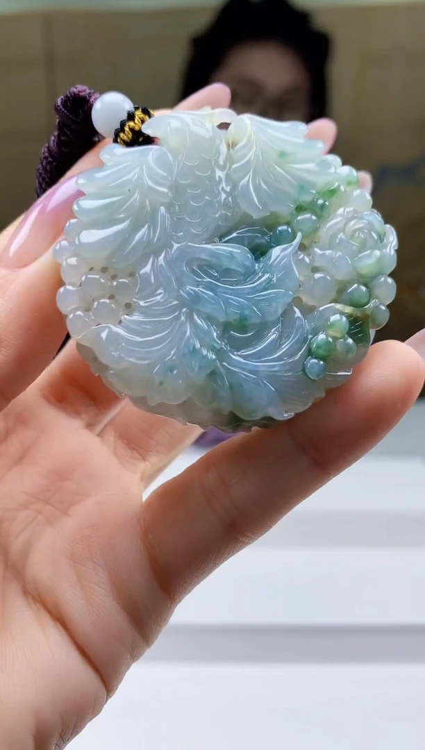 【闪购商品】定制翡翠未镶嵌5156ty-毛货挂件131