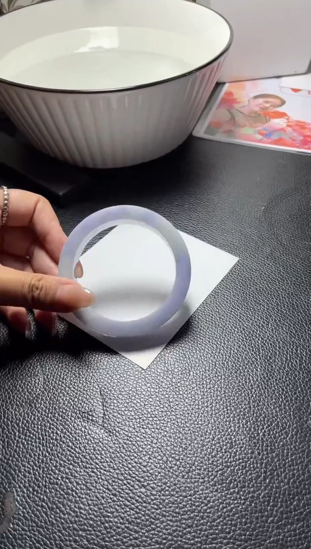 定制翡翠手镯未镶嵌正圈AJC47SZDZS