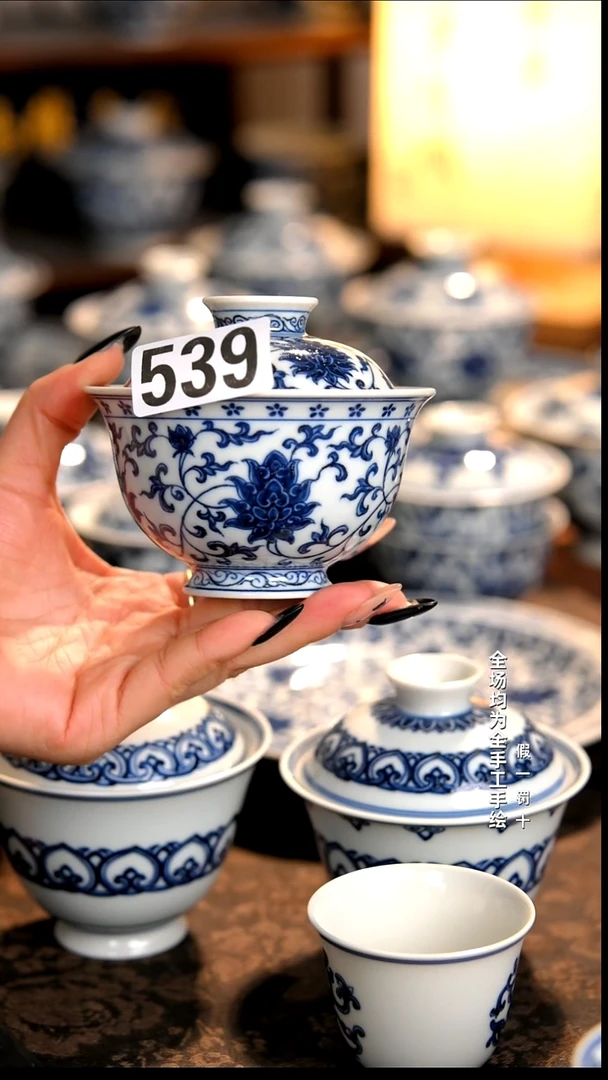 景德镇全手工手绘柴窑茶器福利