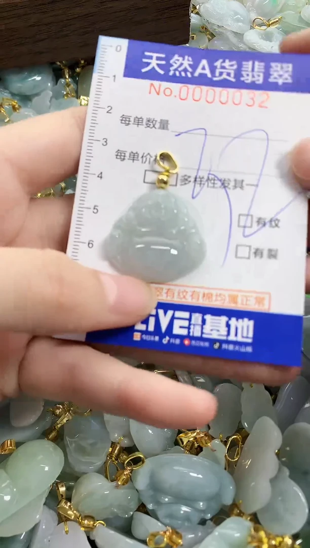 颈饰未镶嵌翡翠天然A货翡翠