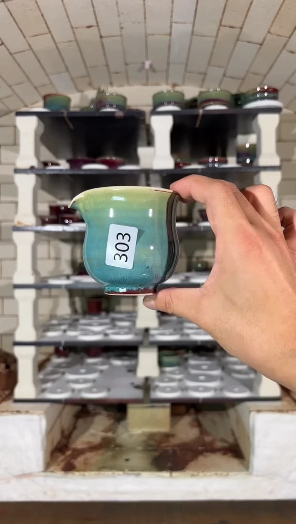 摆件精品窑变钧瓷茶器