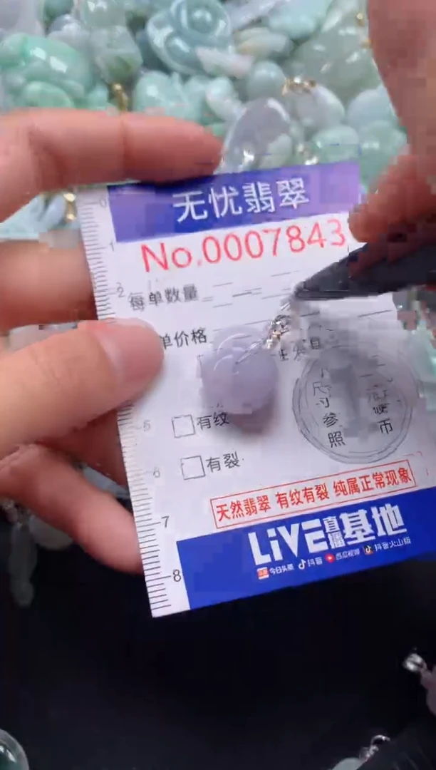 颈饰未镶嵌翡翠7843