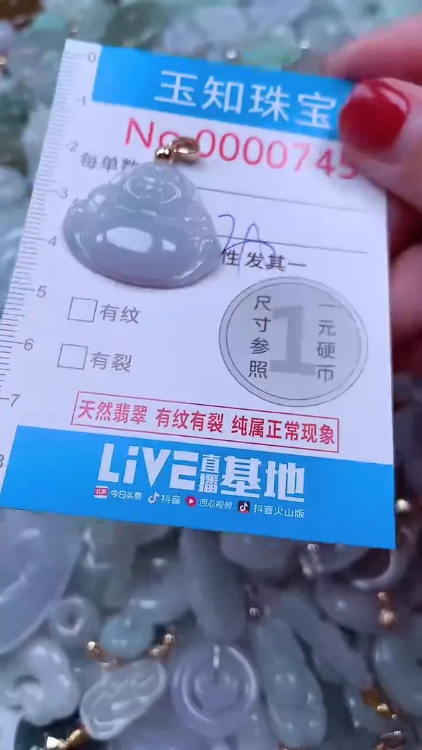吊坠(不含链)未镶嵌翡翠745