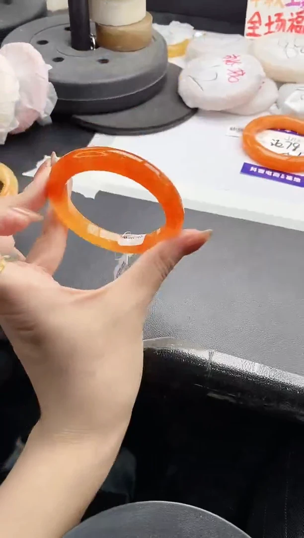 未镶嵌手镯石英质玉j113-HHB56+