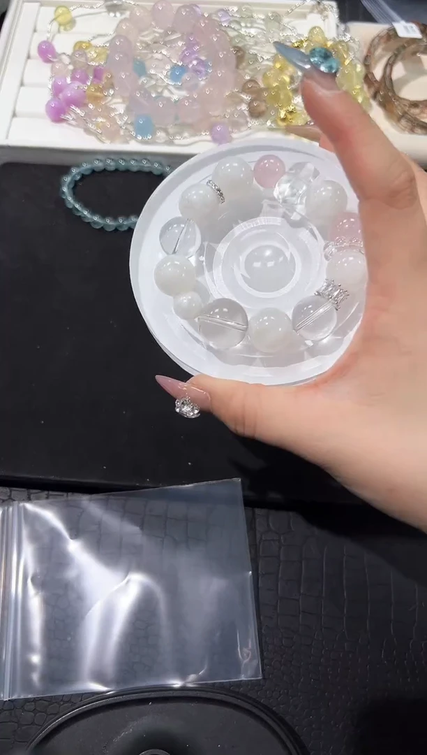 水晶手串未镶嵌45r多样性发其一【1条】默认微瑕