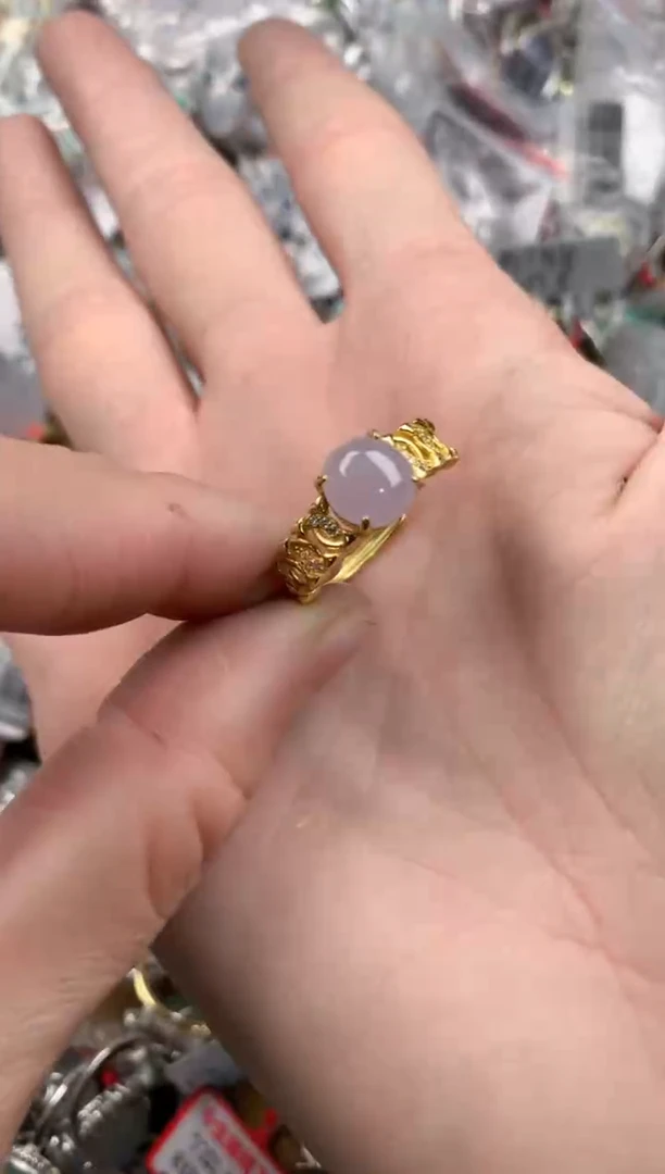 银S925镶嵌戒指翡翠11-11-11     2