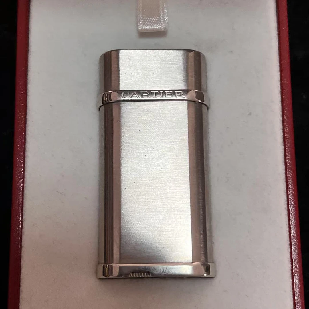 马赛直播间专用中古打火机（银色生日快乐拉丝面）