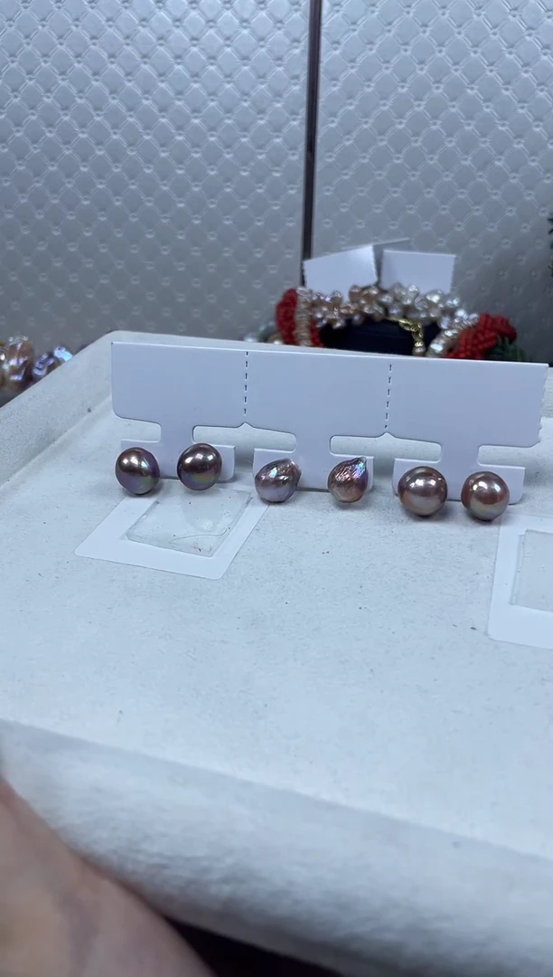 未镶嵌耳饰淡水珍珠【纯恬珍珠】（多样性发货发一）