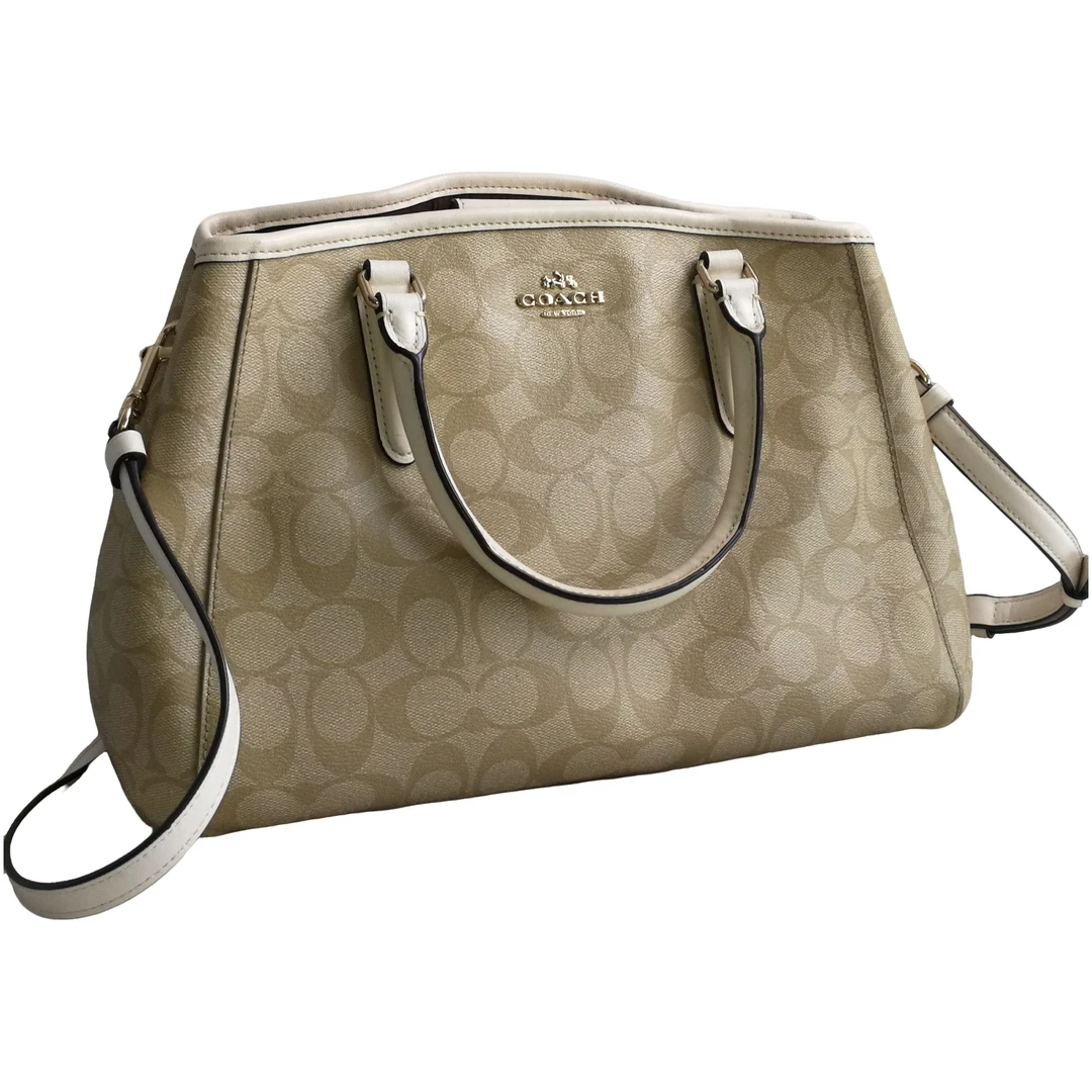 95新  coach 浅色戴妃包  062331