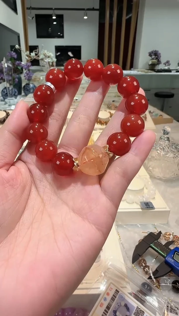 未镶嵌手串玛瑙/玉髓手串