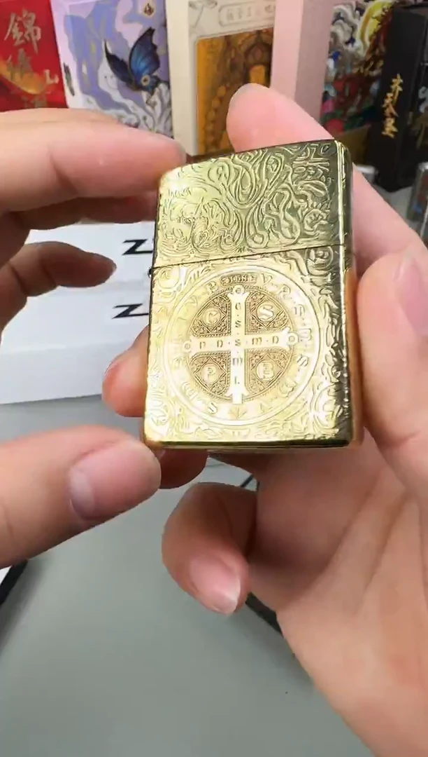 铜康斯坦丁-204B五面精雕黄铜拉丝