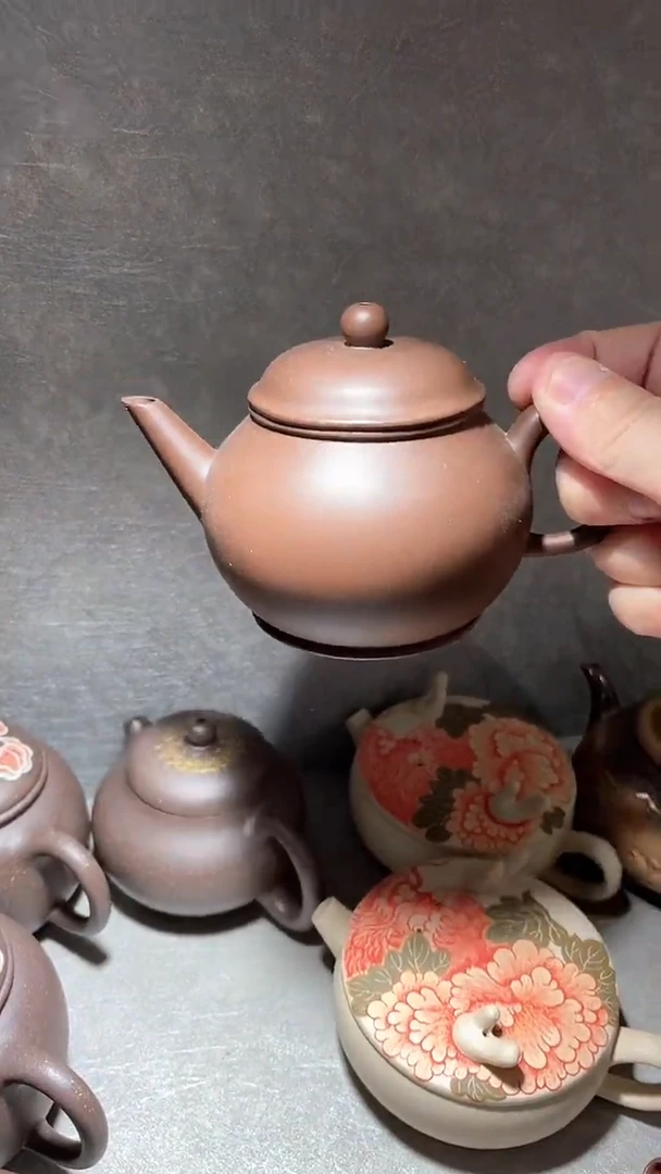茶壶紫砂紫泥水平壶