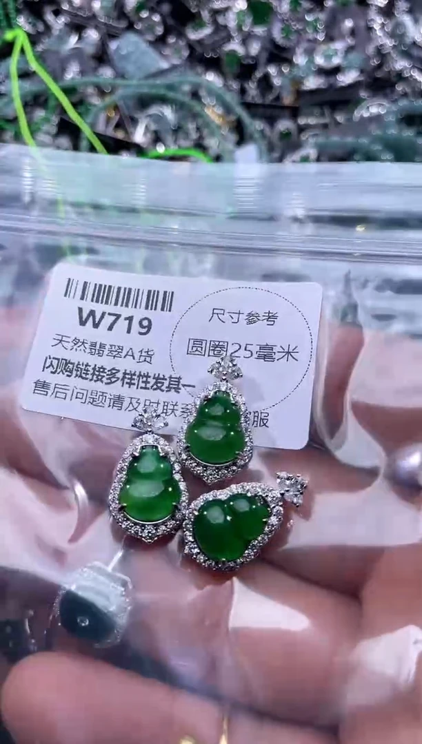【闪购商品】翡翠颈饰未镶嵌W719多样性发其一