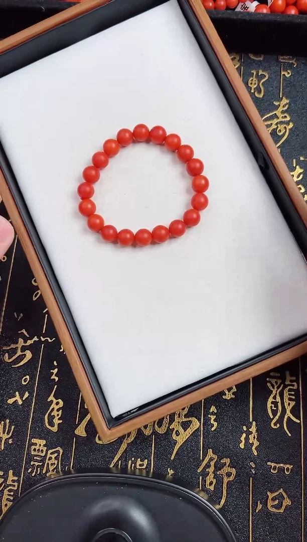 未镶嵌手串南红玛瑙保山阿东寨老南红哑光9+