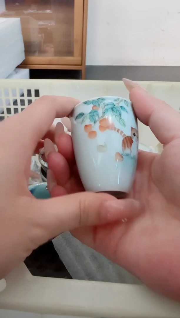瓷片景德镇瓷器茶器茶杯