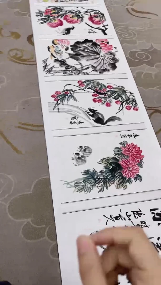 国画直播间凌老师的作品