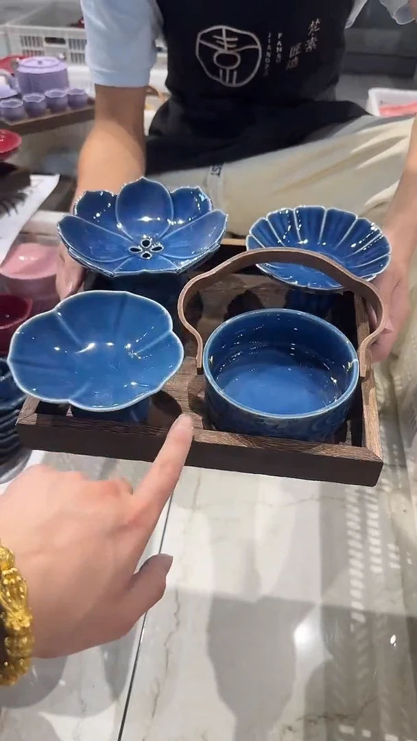 瓷片微瑕商品 介意勿拍 托盘