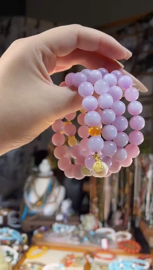 【闪购商品】锂辉石手串未镶嵌多样性发货其一