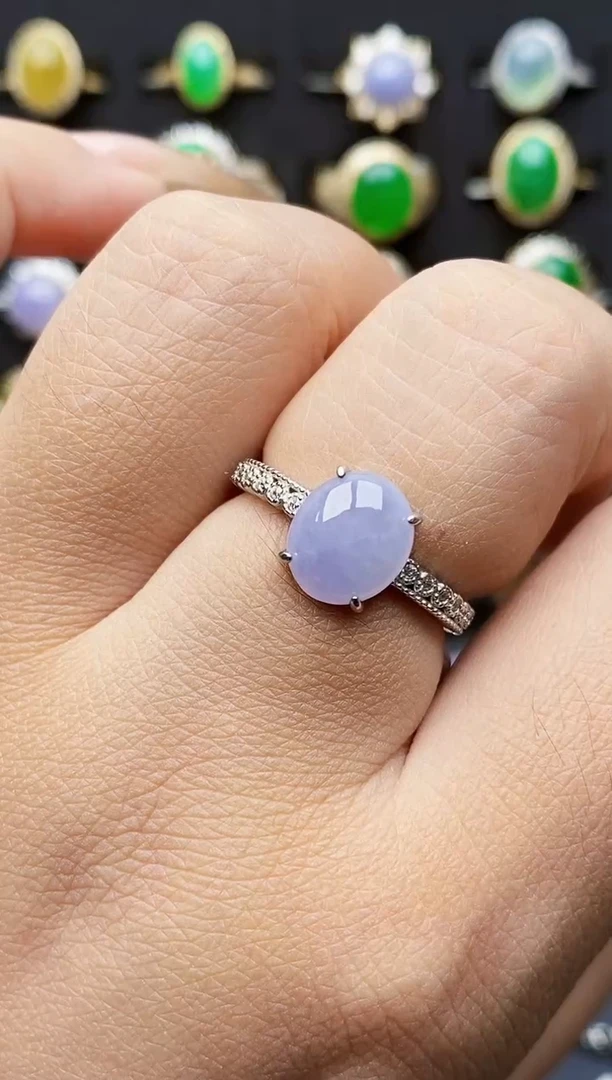 银S925镶嵌戒指翡翠2052