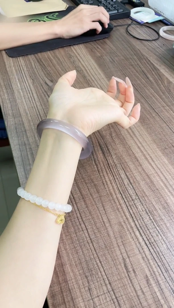 未镶嵌手镯石英质玉304-60