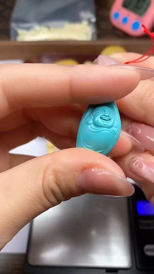 【闪购商品】绿松石珠宝奇石合金绿松石