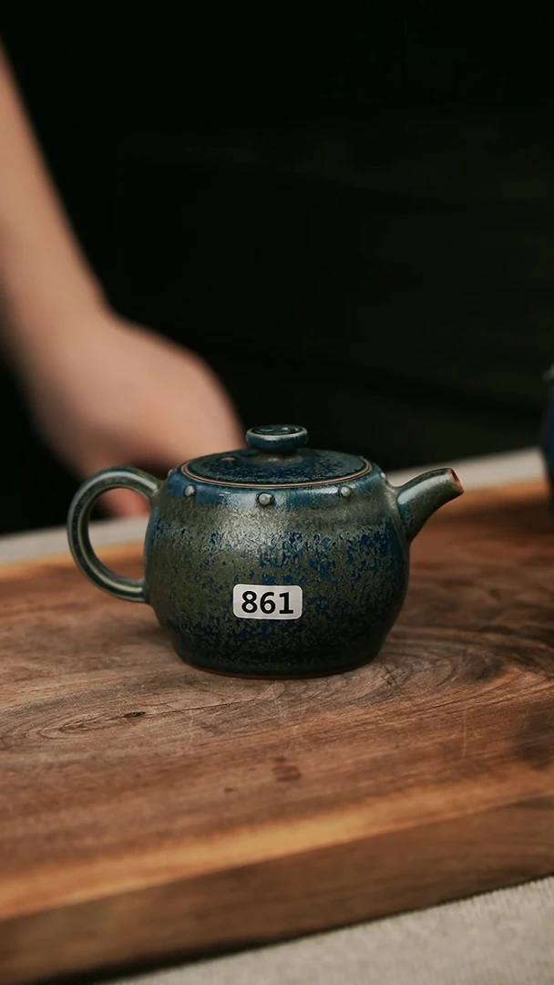 瓷片钧瓷茶器茶壶861