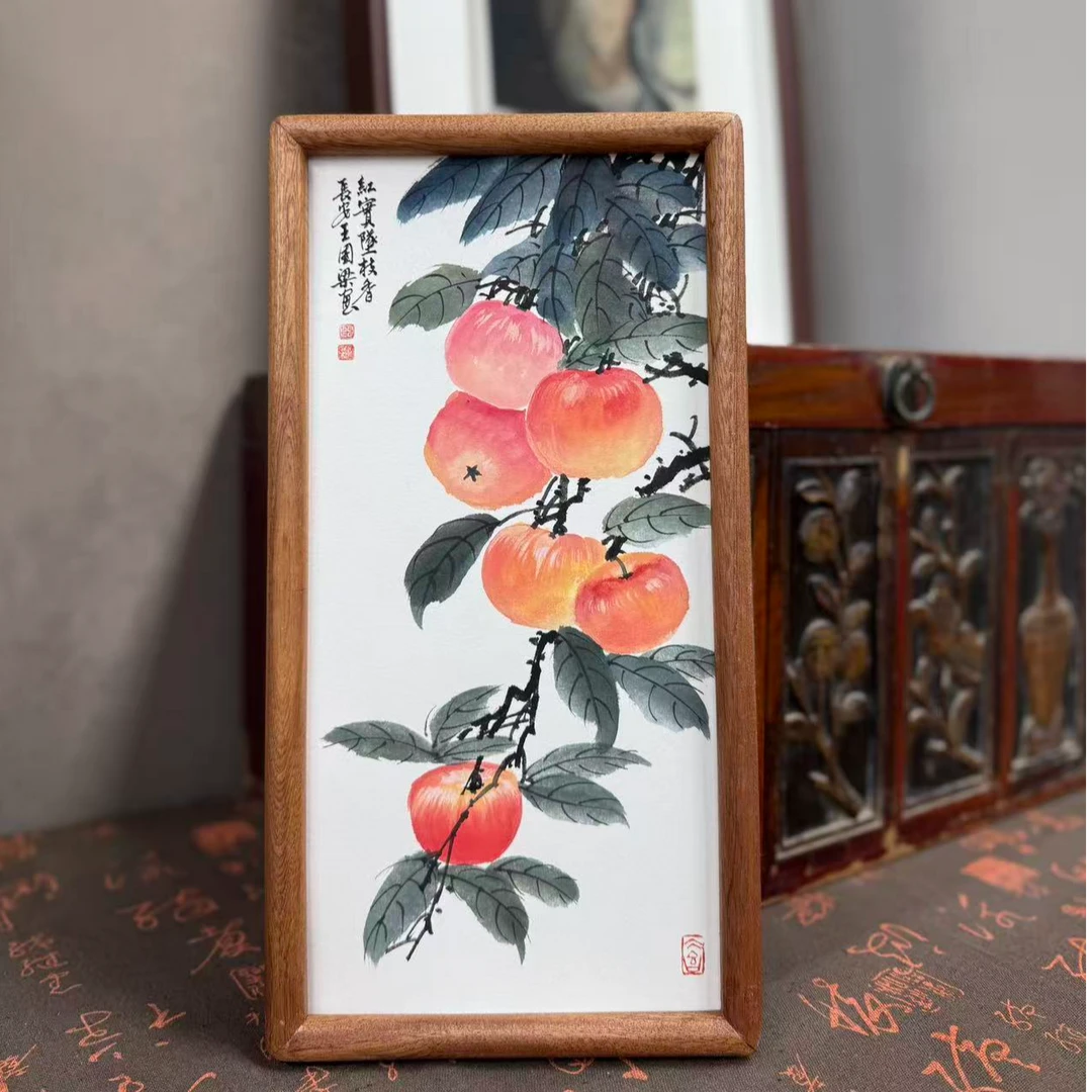 《平安顺遂》18×35花鸟装饰画