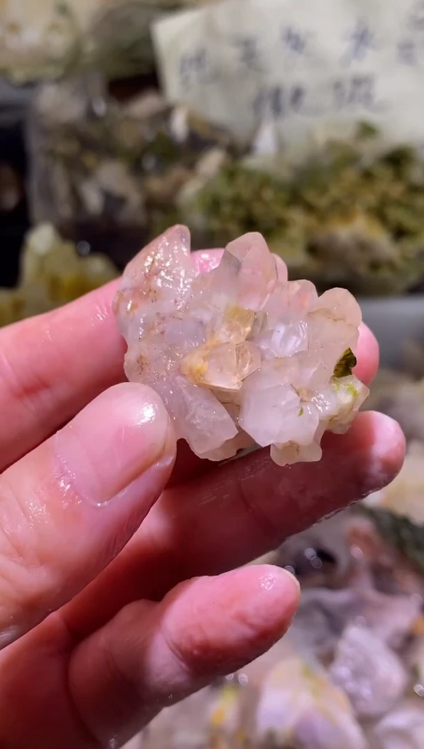 未镶嵌珠宝半成品水晶113号莫奈四川美姑超七花园水晶