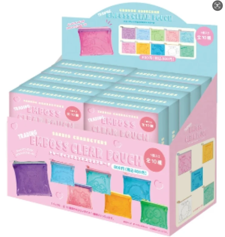 【林子】三丽鸥透明浮雕收纳袋