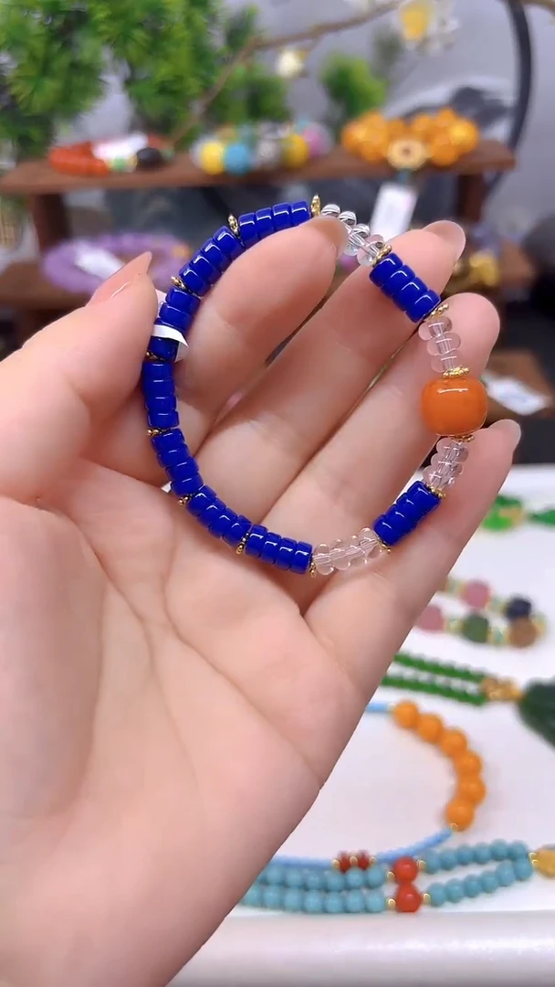 未镶嵌青金石手链S820
