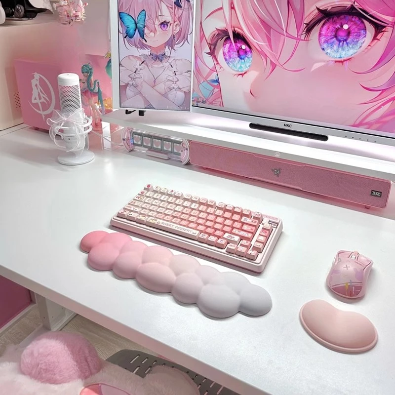 帕凡米记忆护腕鼠标垫棉花糖云朵手托机械键盘手腕托护腕垫鼠标垫
