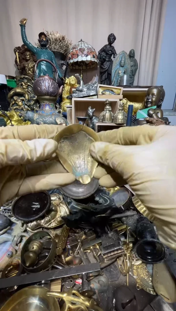 茶盏大阪商品铜器摆件8