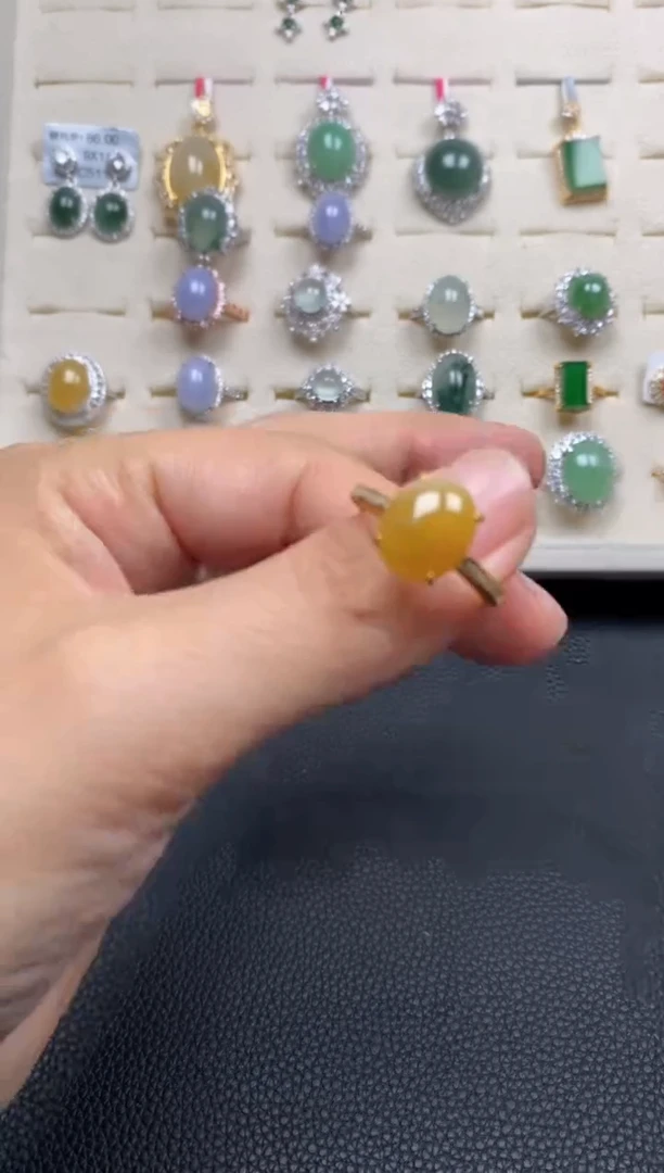 【闪购商品】翡翠戒指银S925镶嵌1111