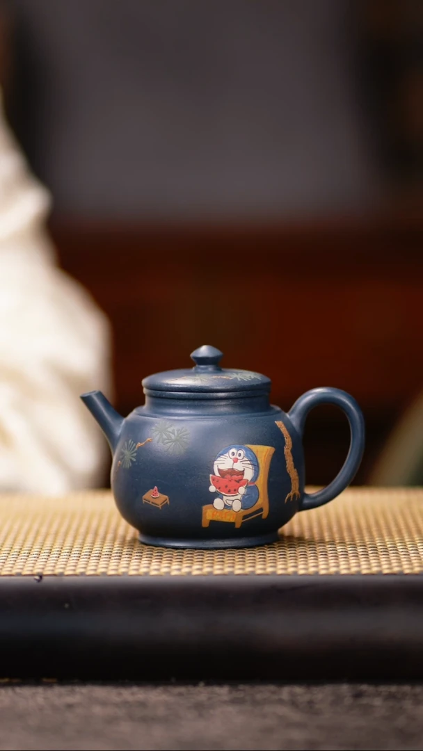 ZCY53绿泥哆啦A梦吃瓜宫灯