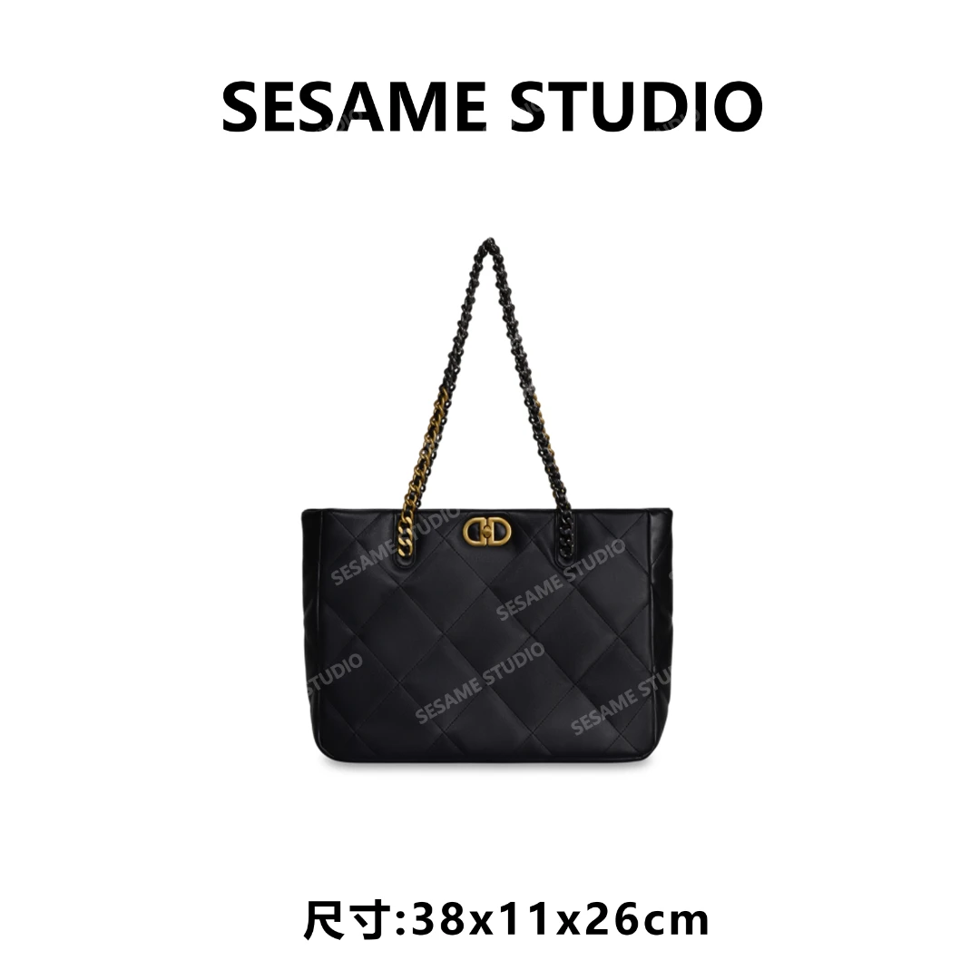 【芝麻集】GQ-1833-黑色RAIN.CUN休闲时尚百搭腋下女包