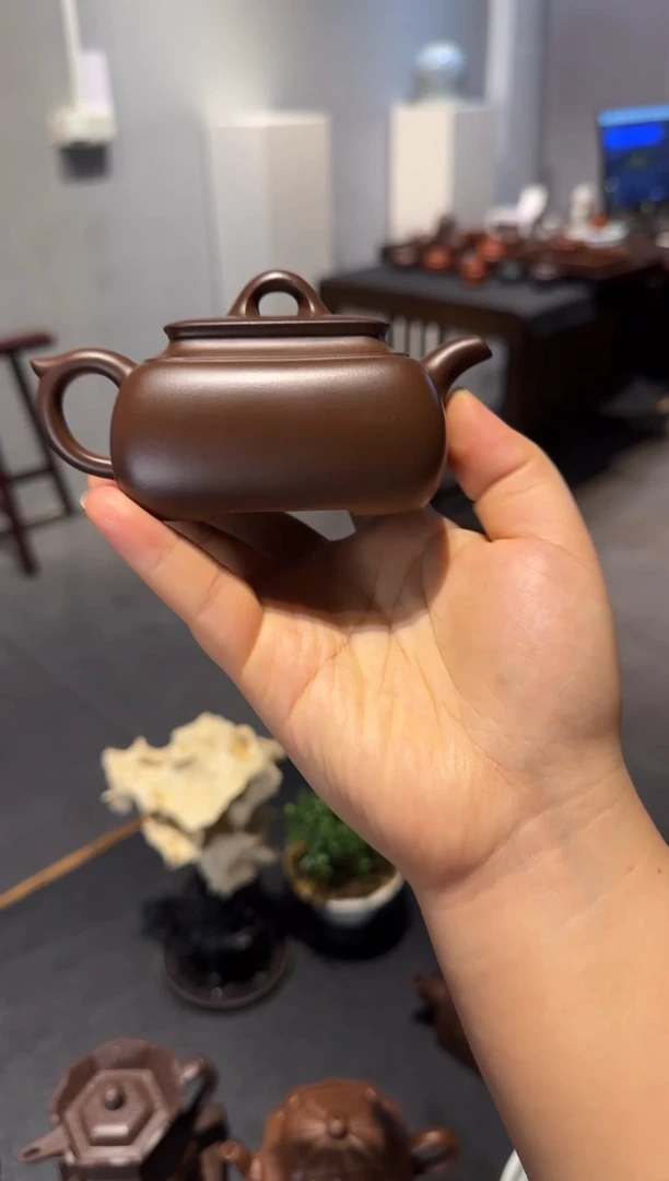 茶壶紫砂海**星长四方 紫砂壶