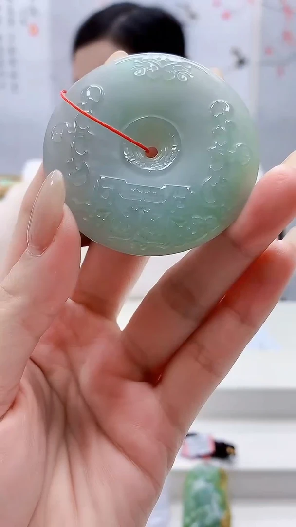 未镶嵌定制翡翠4852lr-毛货挂件48